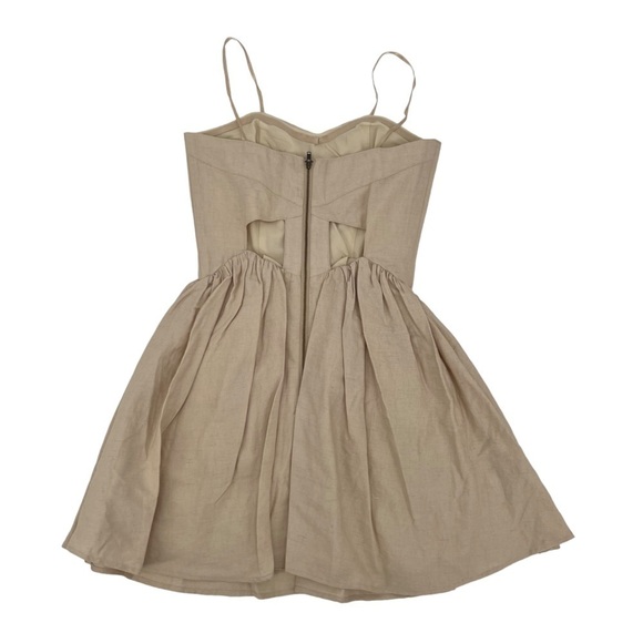 Keepsake The Label Sand Set Me Free Spaghetti Strap Mini Dress Size 2 Women's - Picture 3 of 6